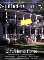 Cover of: Southern Country: 270 Home Plans (Start & Run a Business S.)