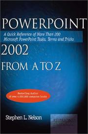 Cover of: Powerpoint 2002 from A to Z: a quick reference of more than 300 Microsoft PowerPoint tasks, terms and tricks