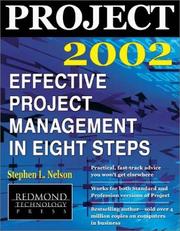 Cover of: Project 2002: Effective Project Management in Eight Steps