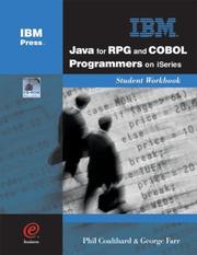 Cover of: Java for RPG and COBOL Programmers on iSeries Student Workbook by George Farr, Phil Coulthard