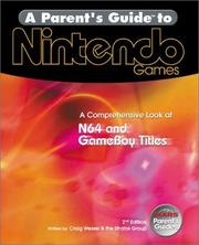 Cover of: A Parent's Guide to Nintendo Games by Craig Wessel