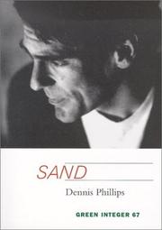 Cover of: Sand (Green Integer, 51) by Dennis Phillips