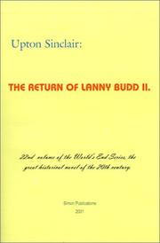 Cover of: The Return of Lanny Budd II (World's End)