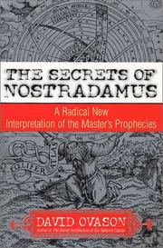 Cover of: The Secrets of Nostradamus by David Ovason