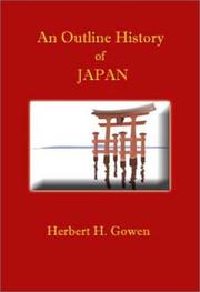 Cover of: An Outline History of Japan