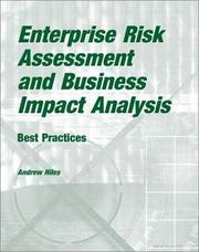Cover of: Enterprise Risk Assessment and Business Impact Analysis: Best Practices
