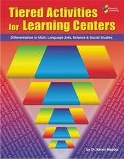 Cover of: Tiered Activities For Learning Centers