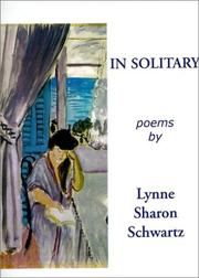 Cover of: In solitary by Lynne Sharon Schwartz