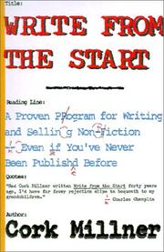 Cover of Write from the Start by Cork Millner
