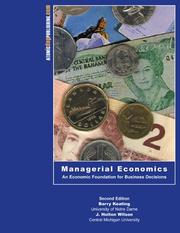 Cover of: Managerial Economics, Second Edition