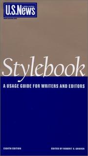 Stylebook by Robert O. Grover