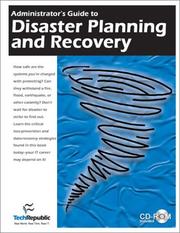 Cover of: Administrator's Guide to Disaster Planning and Recovery