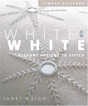 Cover of: White on white: elegant design to stitch
