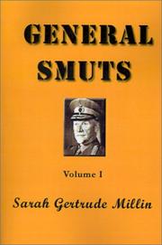 Cover of: General Smuts by Sarah Gertrude Liebson Millin
