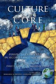 Cover of: Culture as the Core (HC) (Research in Second Language Learning) by 