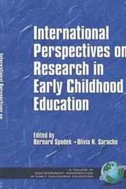 Cover of: International Perspectives on Research in Early Childhood Education (Contemporary Perspectives in Early Childhood Education)
