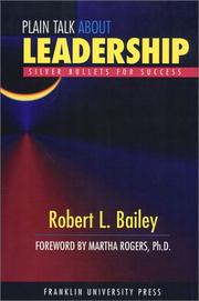 Cover of: Plain Talk About Leadership