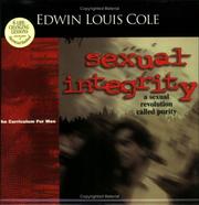 Cover of: Sexual Integrity by Edwin Louis Cole