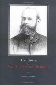The library of Daniel Garrison Brinton