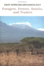 Cover of: East African archaeology: foragers, potters, smiths, and traders