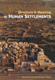 Cover of: Structure and meaning in human settlements