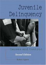 Cover of: Juvenile Delinquency