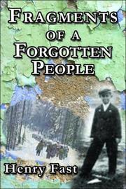Cover of: Fragments of a Forgotten People