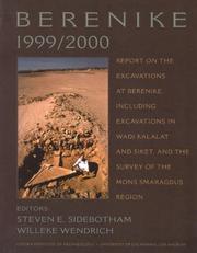 Berenike 1999/2000 by Willemina Wendrich, Steven E. Sidebotham, Willeke Wendrich