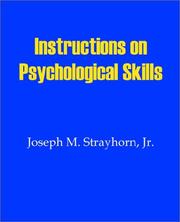Cover of: Instructions on Psychological Skills