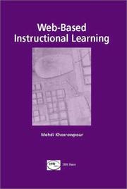 Cover of: Web-Based instructional Learning by Mehdi Khosrow-Pour