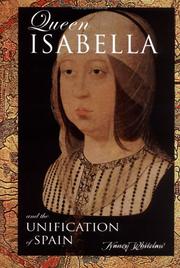 Cover of: Queen Isabella and the unification of Spain by Nancy Whitelaw