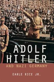 Cover of: Adolf Hitler And Nazi Germany (World Leaders) by 