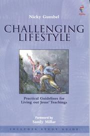 Cover of: Challenging Lifestyle Book with Study Guide (Challenging Lifestyle) by 