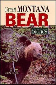 Cover of: Great Montana Bear Stories