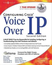 Cover of: Configuring Cisco Voice Over IP