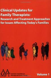 Clinical Updates for Family Therapists by American Association for Marriage and Family Therapy