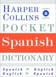 Cover of: HarperCollins Pocket Spanish Dictionary
