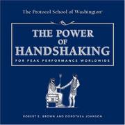 Cover of: The Power of Handshaking by Robert E. Brown, Dorothea Johnson