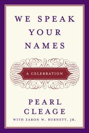 Cover of: We Speak Your Names: A Celebration
