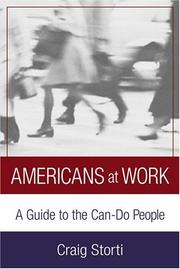 Cover of: Americans at Work by Craig Storti