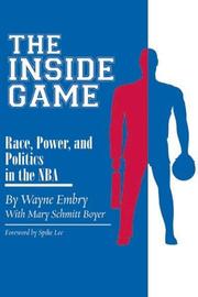 Cover of: Inside Game: Race, Power, And Politics In The Nba (Ohio History and Culture (Paperback))