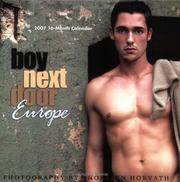 Cover of: Boy Next Door 2007 Calendar: Europe