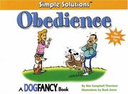 Cover of: Obedience: A Simple Solutions Book (Simple Solutions (Bowtie Press))