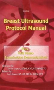 Cover of: Breast Ultrasound Protocol by Trudie Layton, Lori Green
