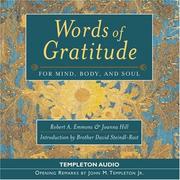 cover of Words Of Gratitude