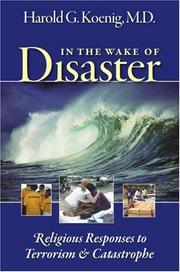 Cover of: In the wake of disaster by Harold George Koenig