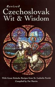 Cover of: Czechoslovak Wit and Wisdom Revised by Pat Martin