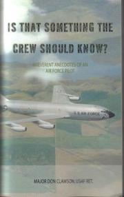 Is that something the crew should know? by Don Clawson