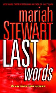 Cover of: Last Words: A Novel of Suspense