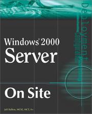 Cover of: Windows 2000 Server On Site by Joli Ballew